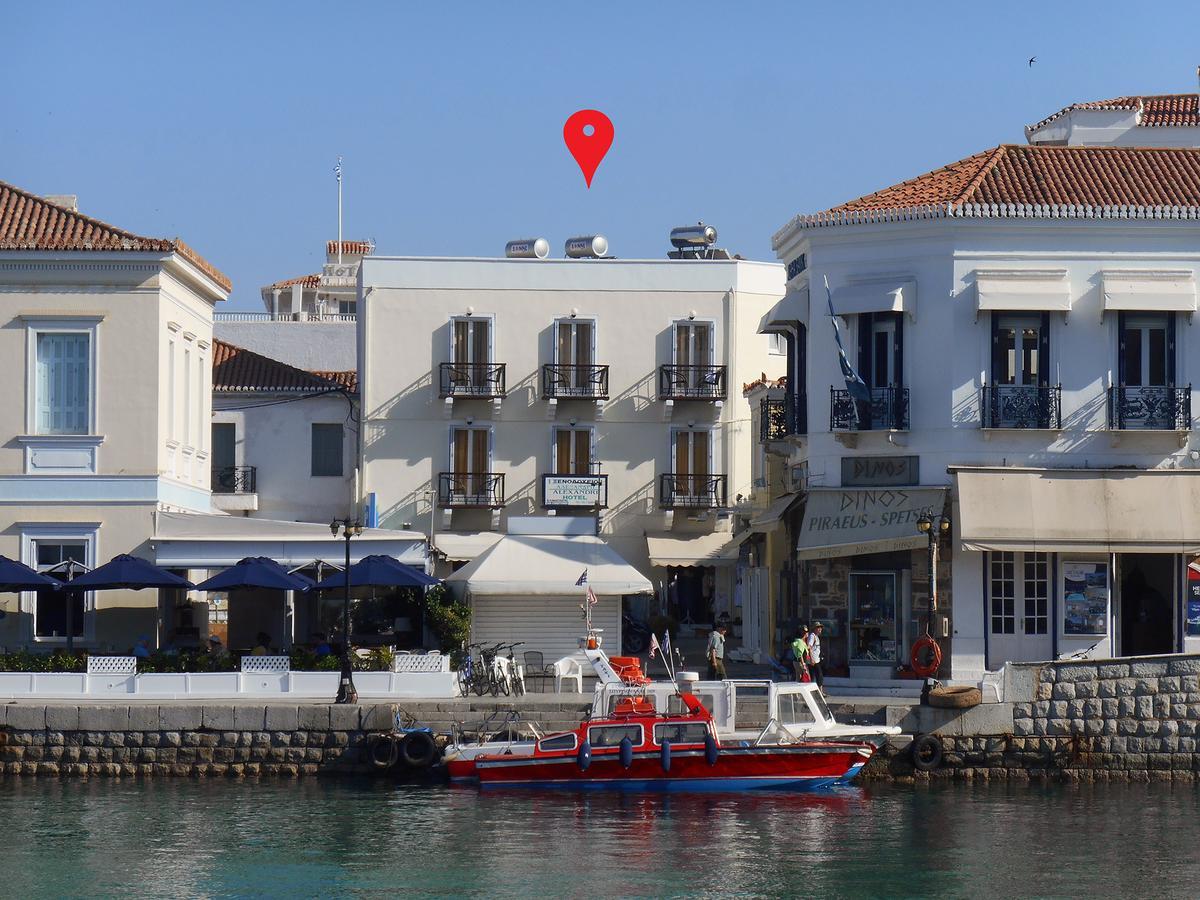 Alexandris Hotel Spétses Eksteriør bilde